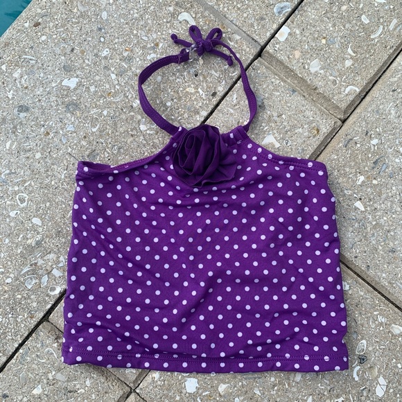 Purple Polka Dot Tankini - Picture 5 of 10